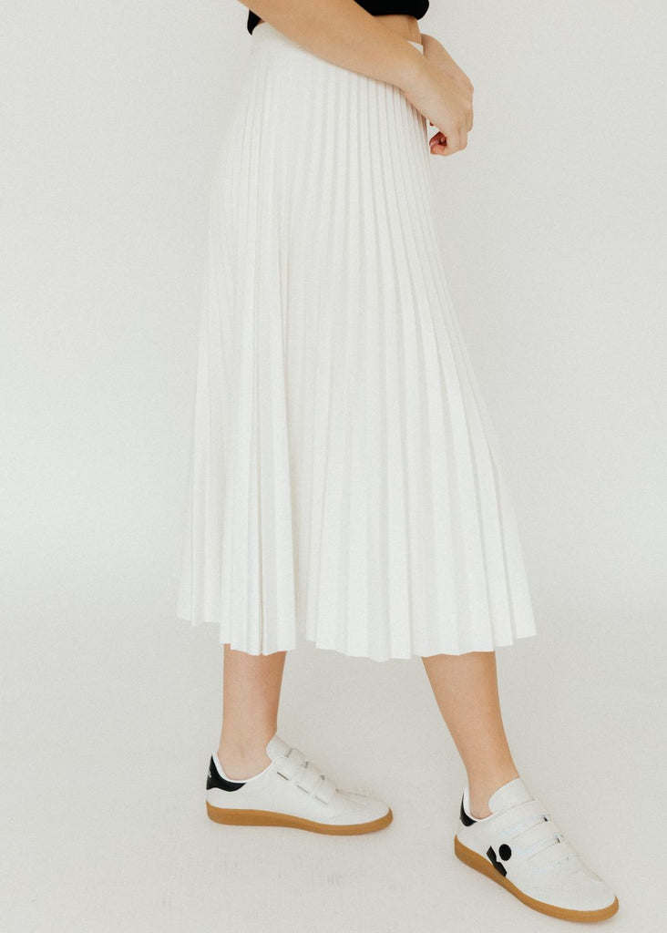 Proenza Schouler Daphne Skirt in Off White side | Tula's Online Boutique