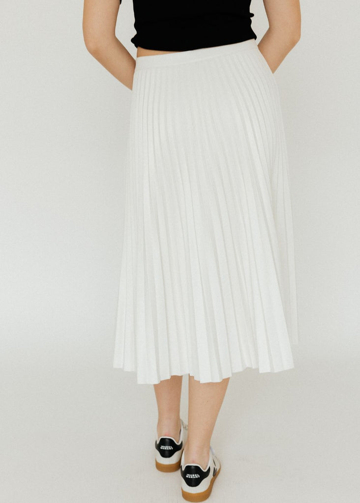 Proenza Schouler Daphne Skirt in Off White back | Tula's Online Boutique