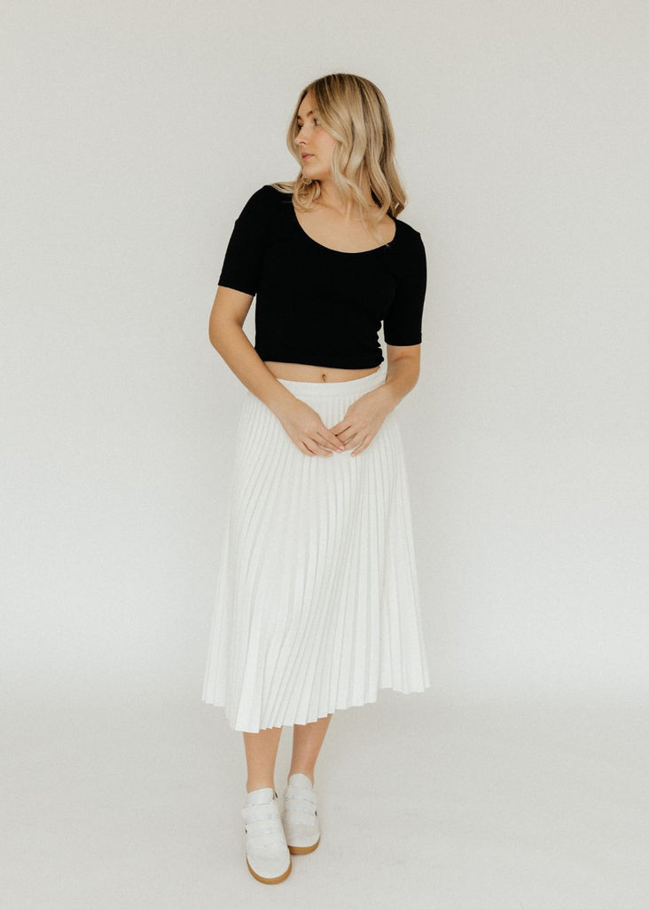 Proenza Schouler Daphne Skirt in Off White | Tula's Online Boutique