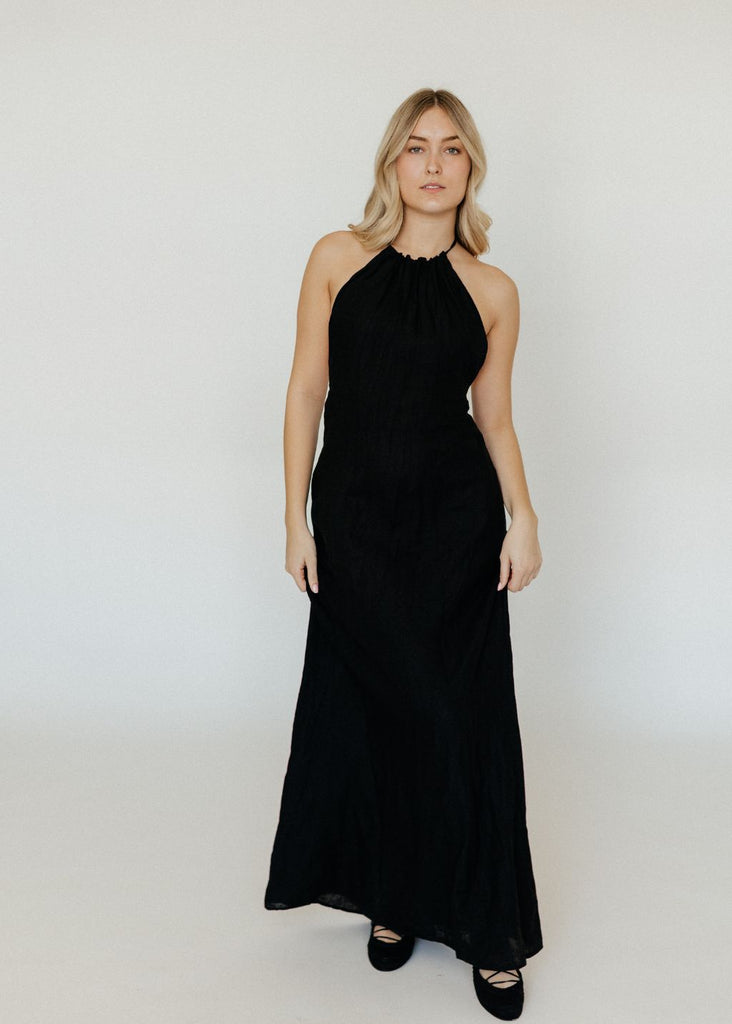 Nili Lotan Lelia Halterneck Dress | Tula's Online Boutique