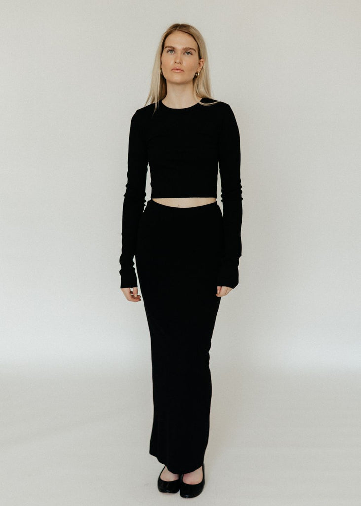 Éterne Emma Skirt in Black | Tula's Online Boutique
