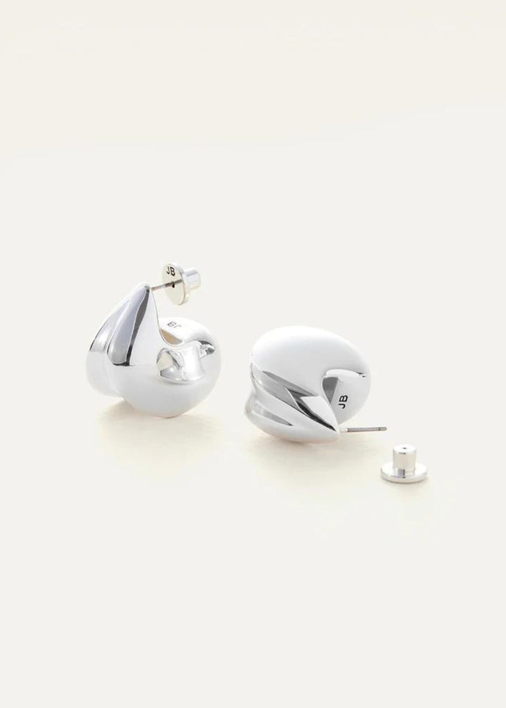 Jenny Bird Nouveaux Puff Earrings in Silver | Tula's Online Boutique