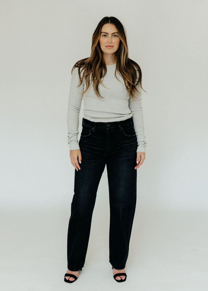 Moussy MV Murrieta Wide Straight on Model | Tula's Online Boutique