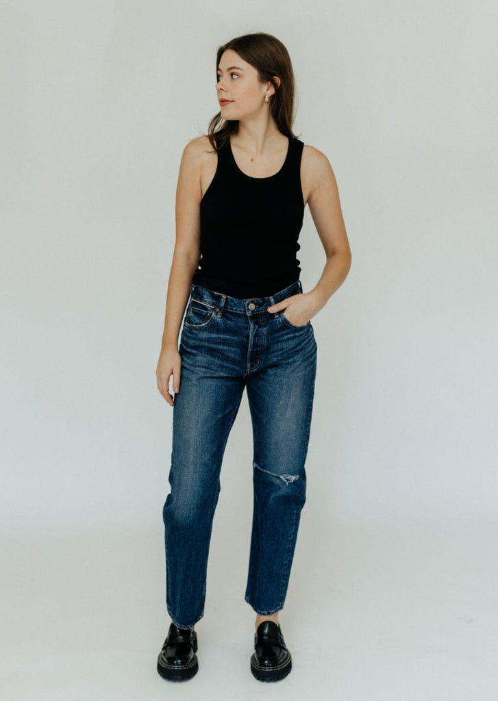Moussy MV Widtsoe Wide Straight Front | Tula's Online Boutique