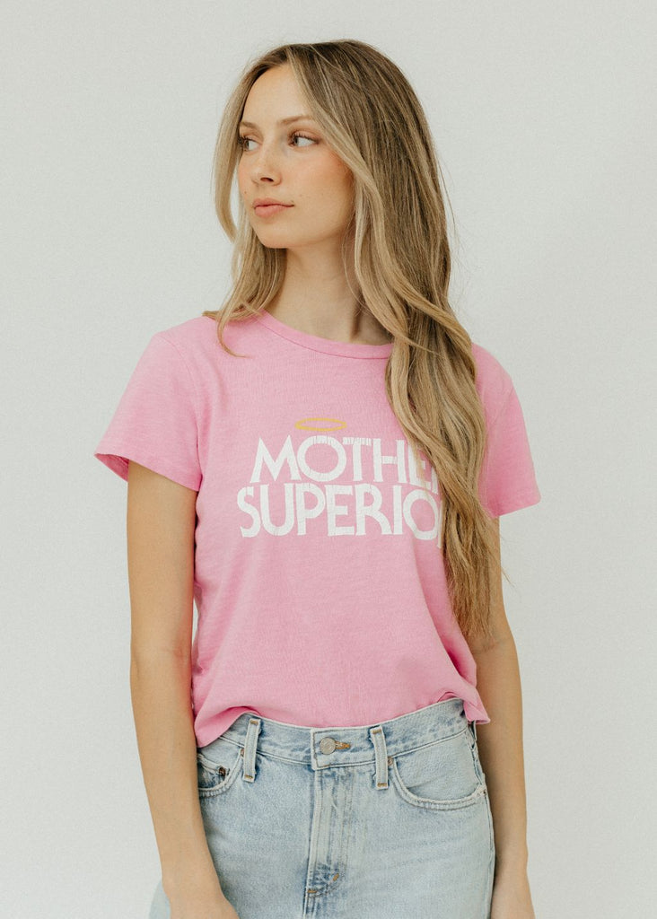 MOTHER The Lil Sinful Tee in Mother Superior | Tula's Online Boutique