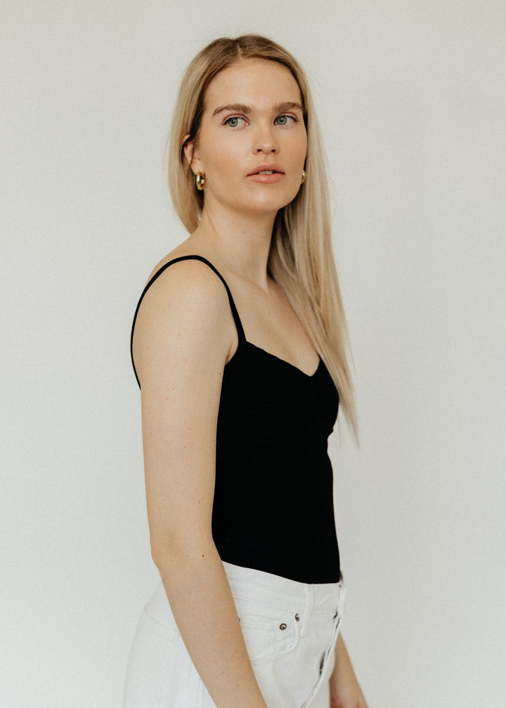 Xírena Romilly Bodysuit in Black Side | Tula's Online Boutique