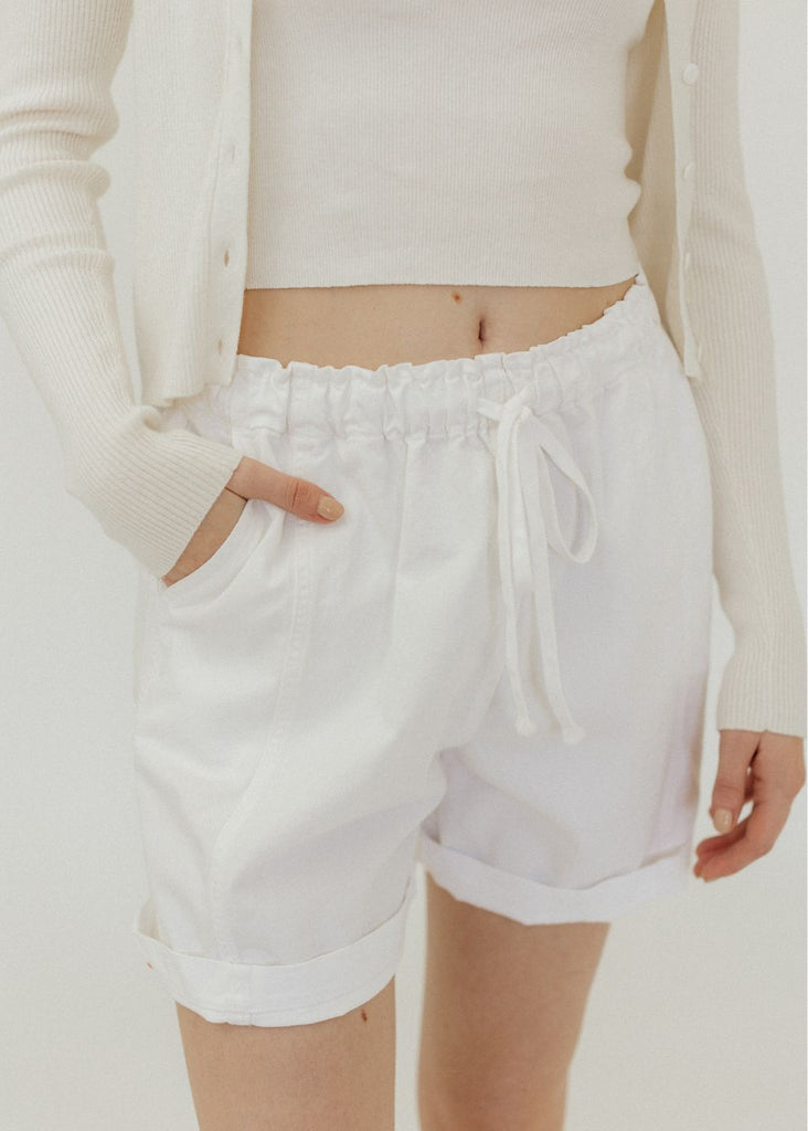Xírena Wyatt Shorts in White Details | Tula's Online Boutique