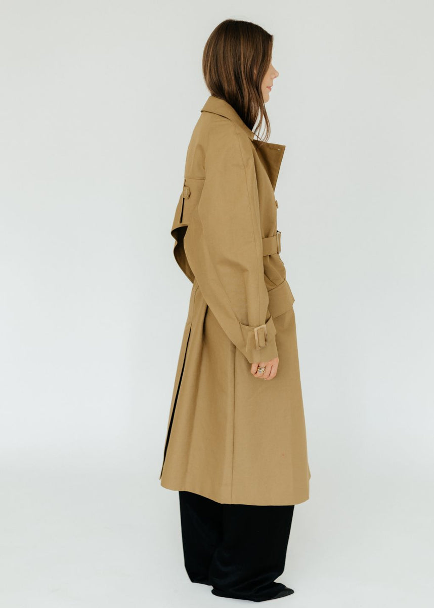 Tibi Sculpted Cotton Trench Tula s Online Boutique Tula Boutique