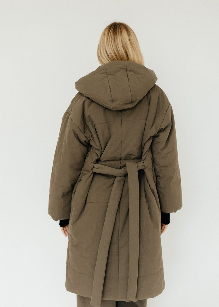 Proenza Schouler Technical Suiting Wrap Coat Back | Tula Online Boutique