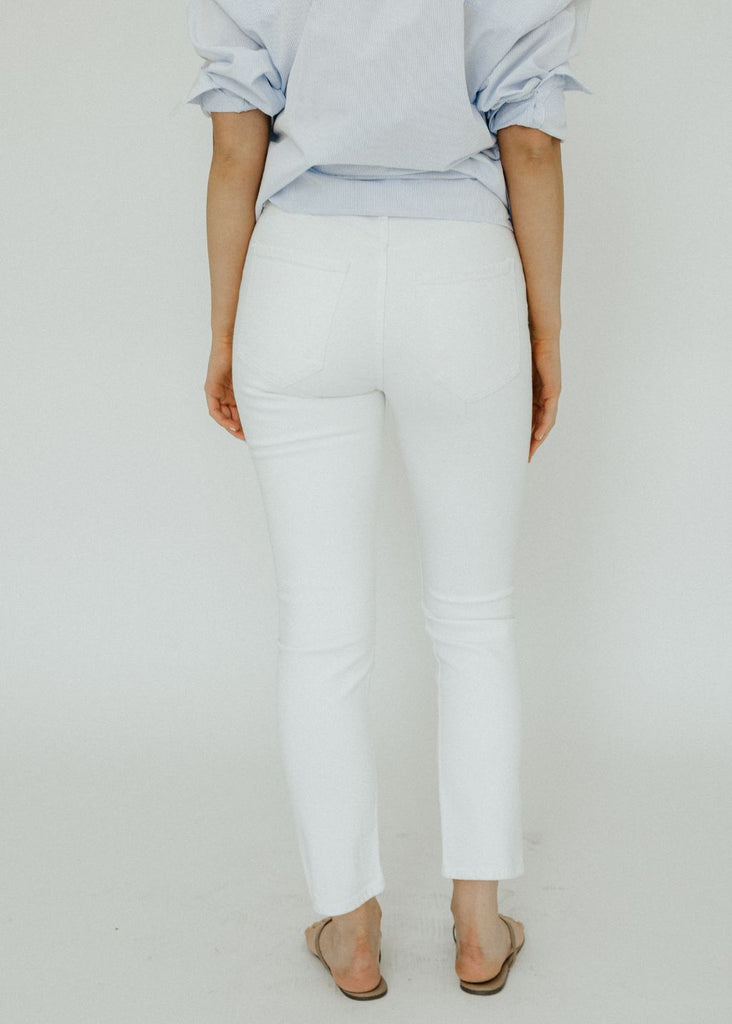 AGOLDE Riley Long Jean in Sour Cream Back | Tula's Online Boutique