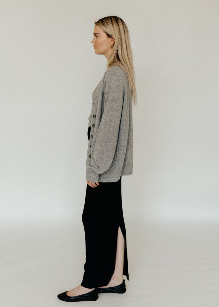 Éterne Theodore Cashmere Sweater in Grey Side | Tula's Online Boutique