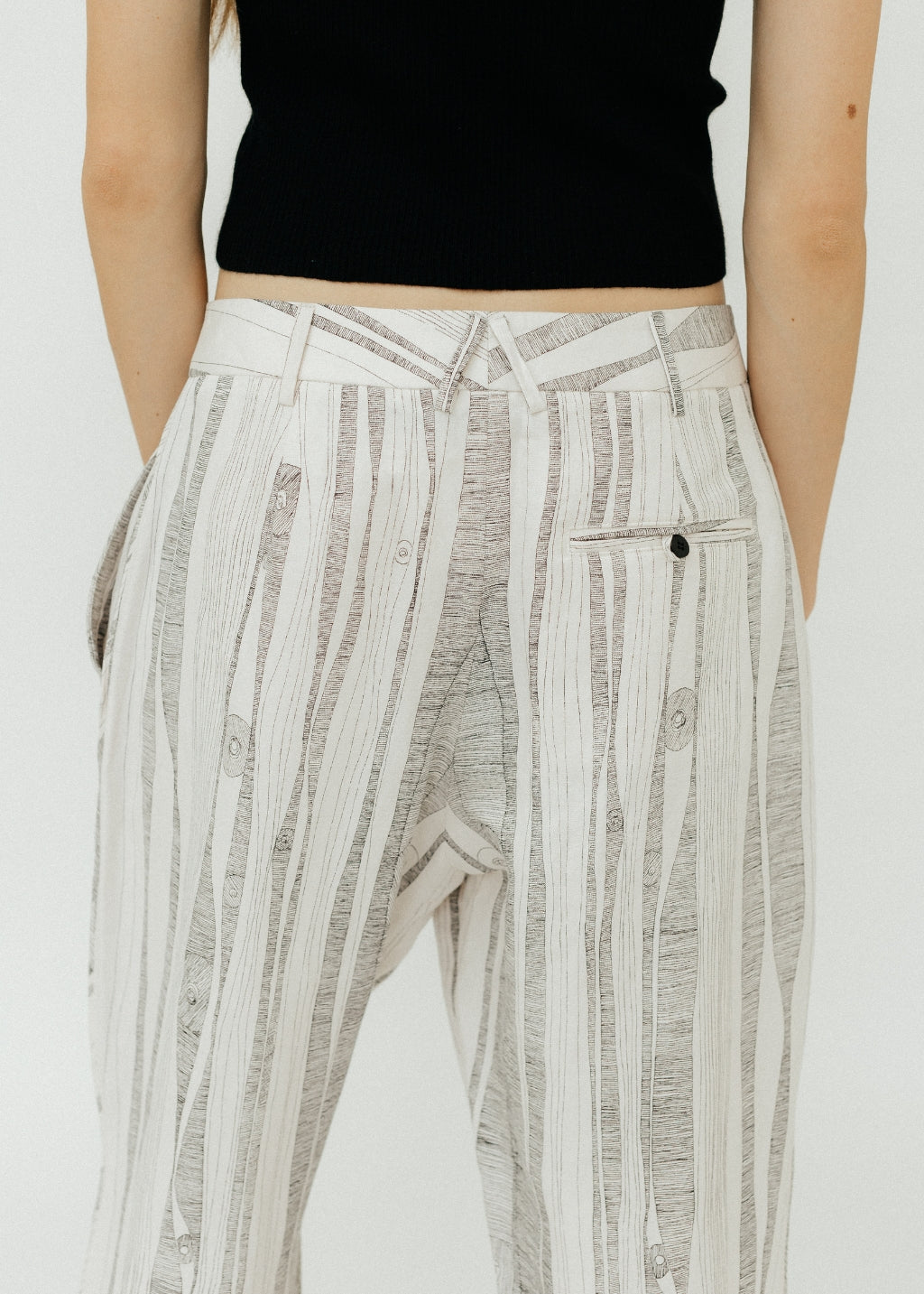 Raquel Allegra Narobi Pant Back Detail | Tula's Online Boutique