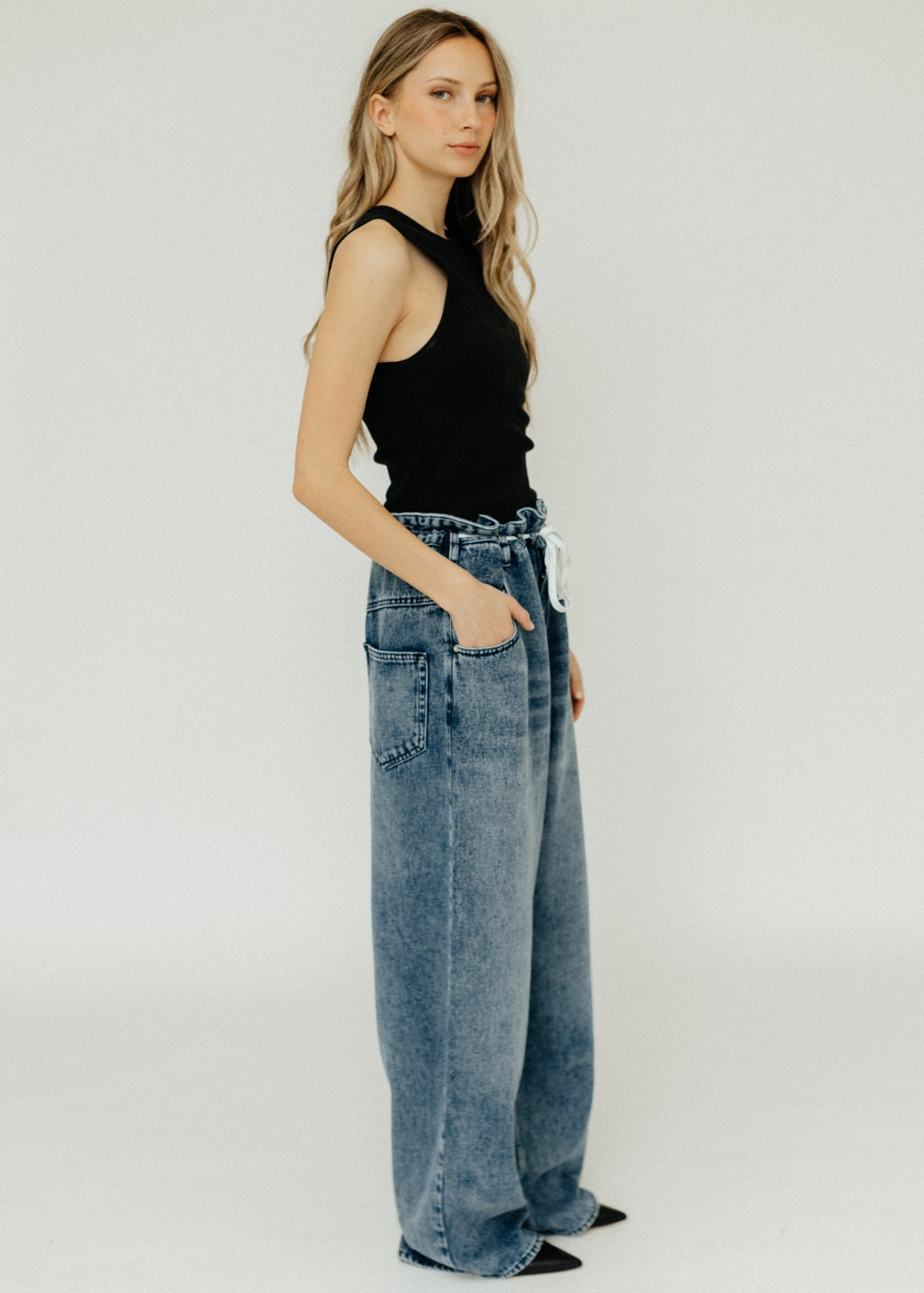 Isabel Marant Jordy Jean Side View | Tula's Online Boutique
