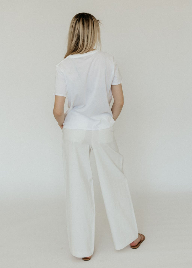 Proenza Schouler Helena Pant in Off White Back | Tula's Online Boutique