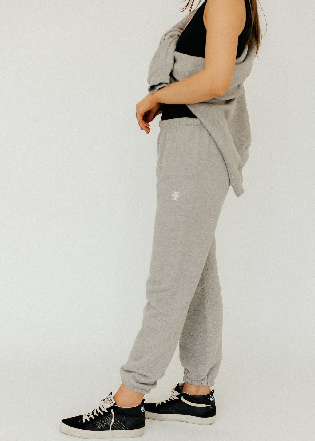 Éterne Classic Sweatpant in Heather Grey | Tula's Online Boutique