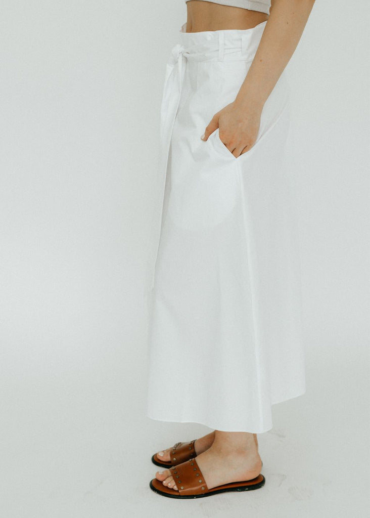 Tibi Eco Poplin Back Wrap Skirt | Tula's Online Boutique