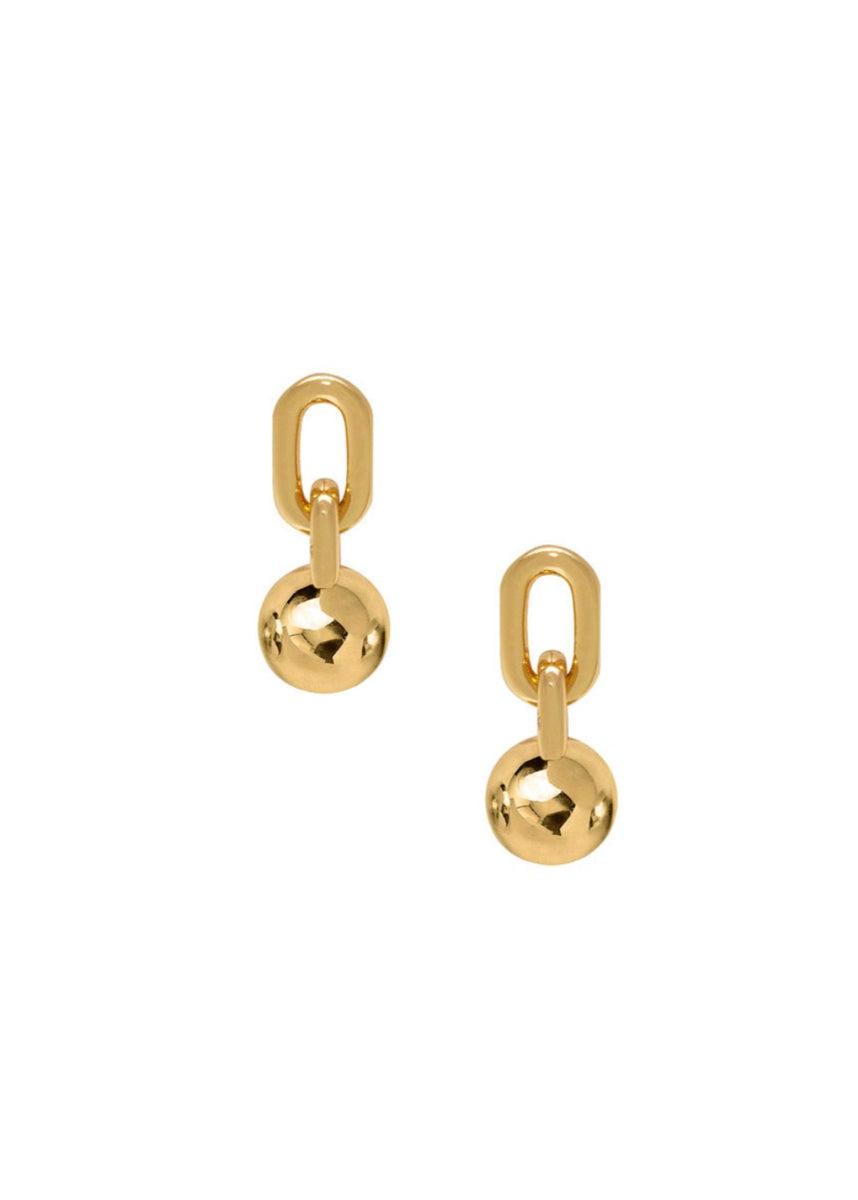 Anine Bing Link Ball Drop Earrings Tula s Clothing Boutique Tula