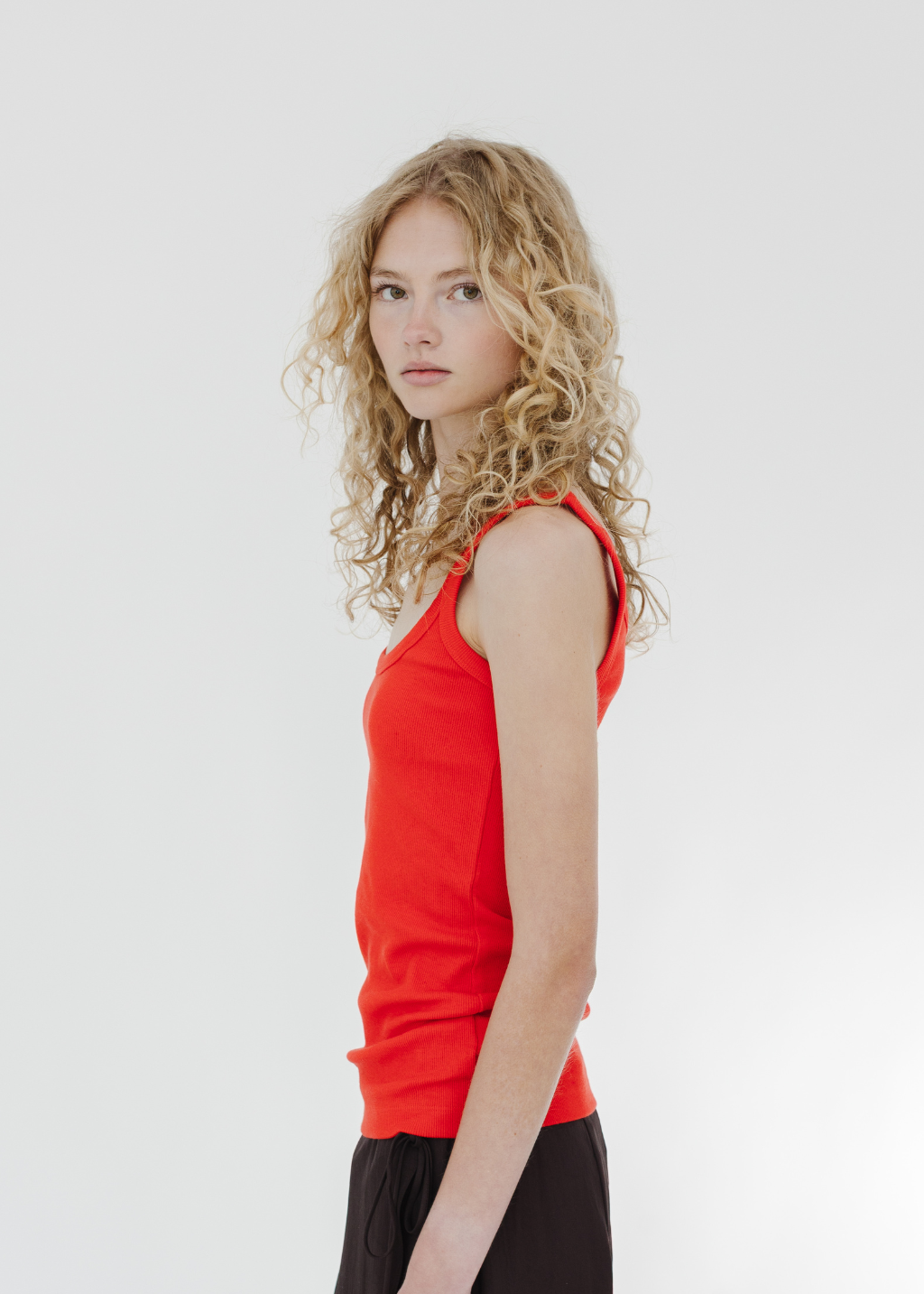 Alex Mill 365 Ribbed Tank in Scarlet | Shop Tula