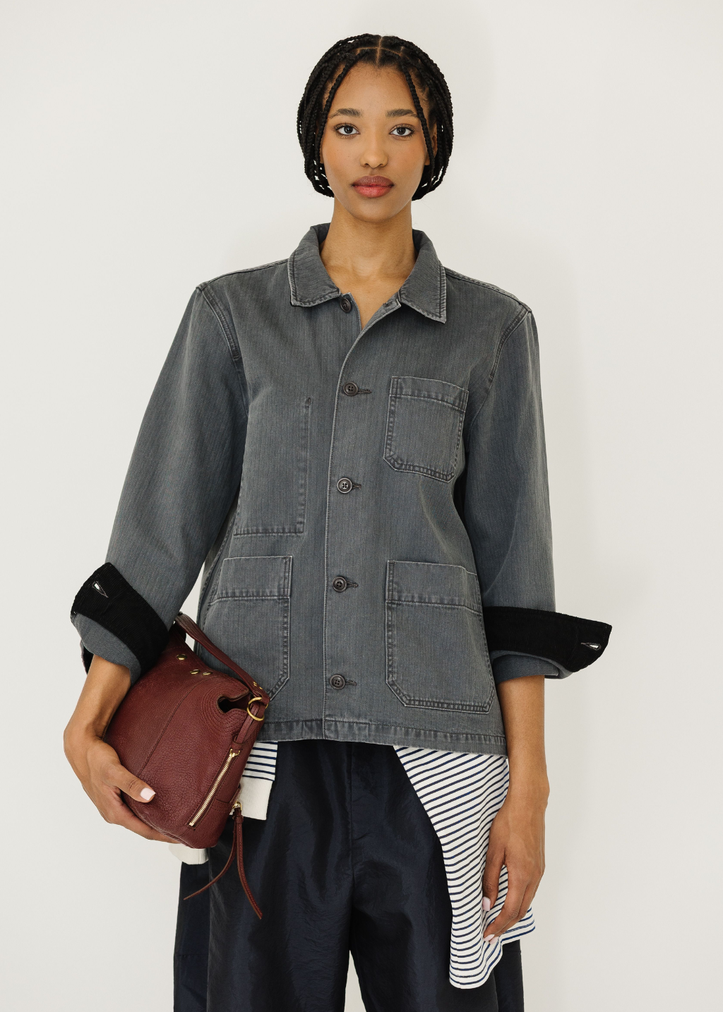Alex Mill Britt Work Jacket in Pebble | Shop Tula