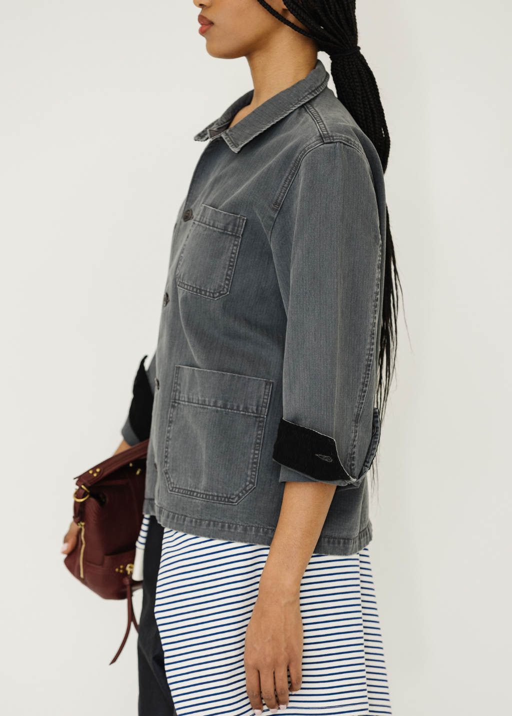 Alex Mill Britt Work Jacket in Pebble | Shop Tula
