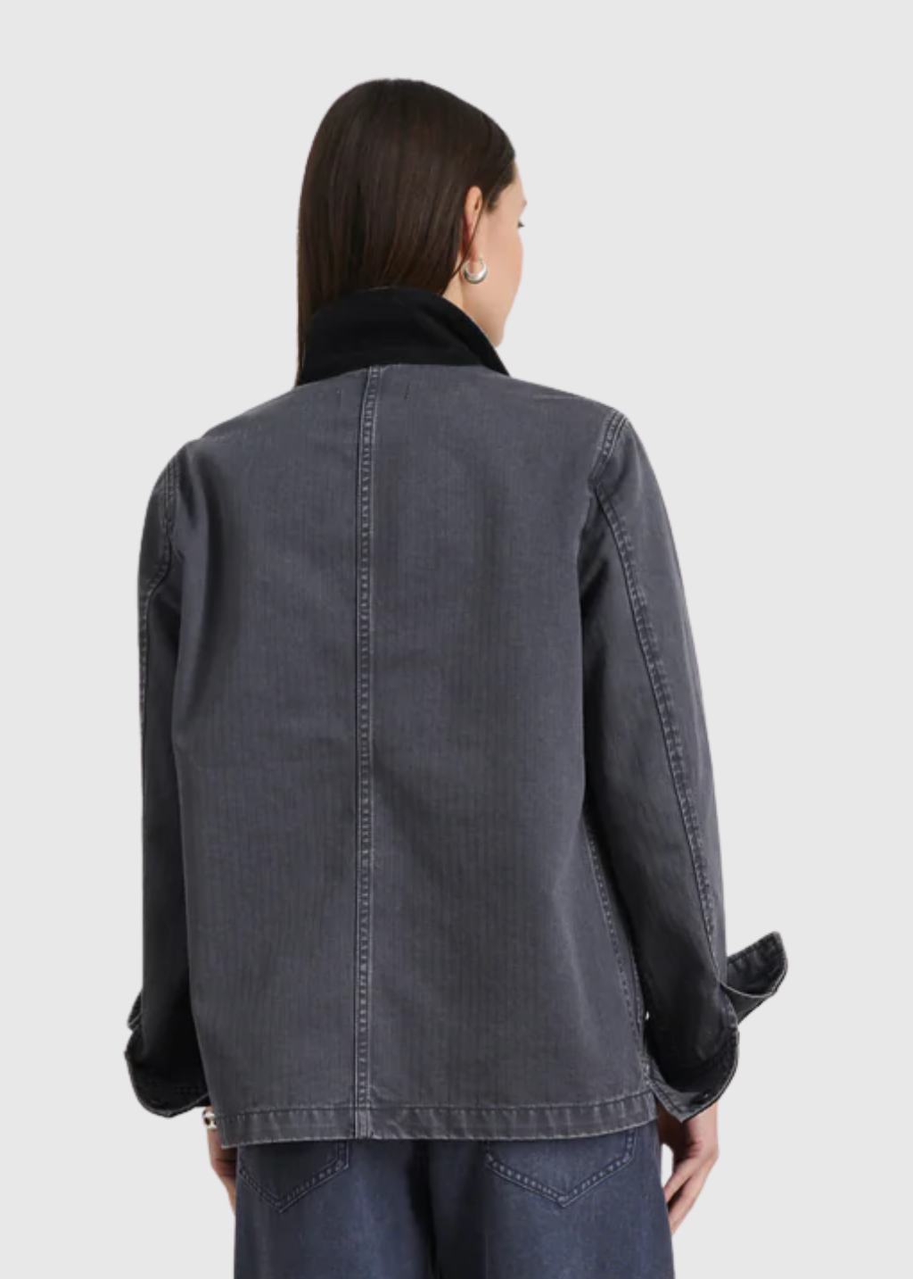 Alex Mill Britt Work Jacket in Pebble | Shop Tula