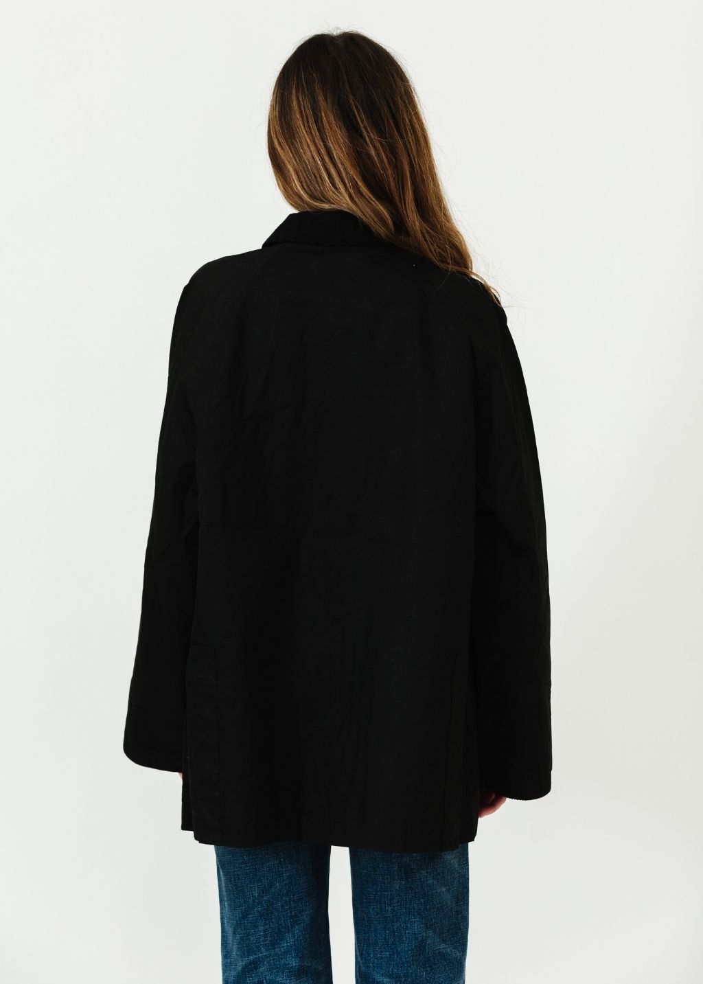 Alex Mill Chiltern Jacket in Waxed Cotton in Black | Shop Tula