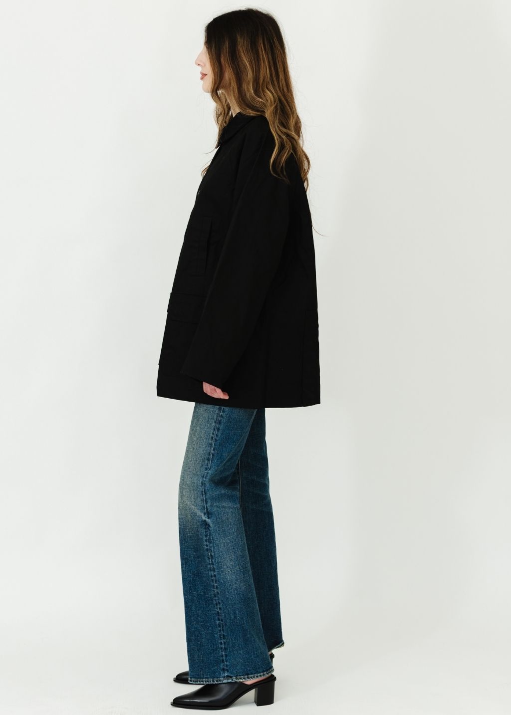 Alex Mill Chiltern Street Jacket in Black Waxed Cotton | Shop Tula