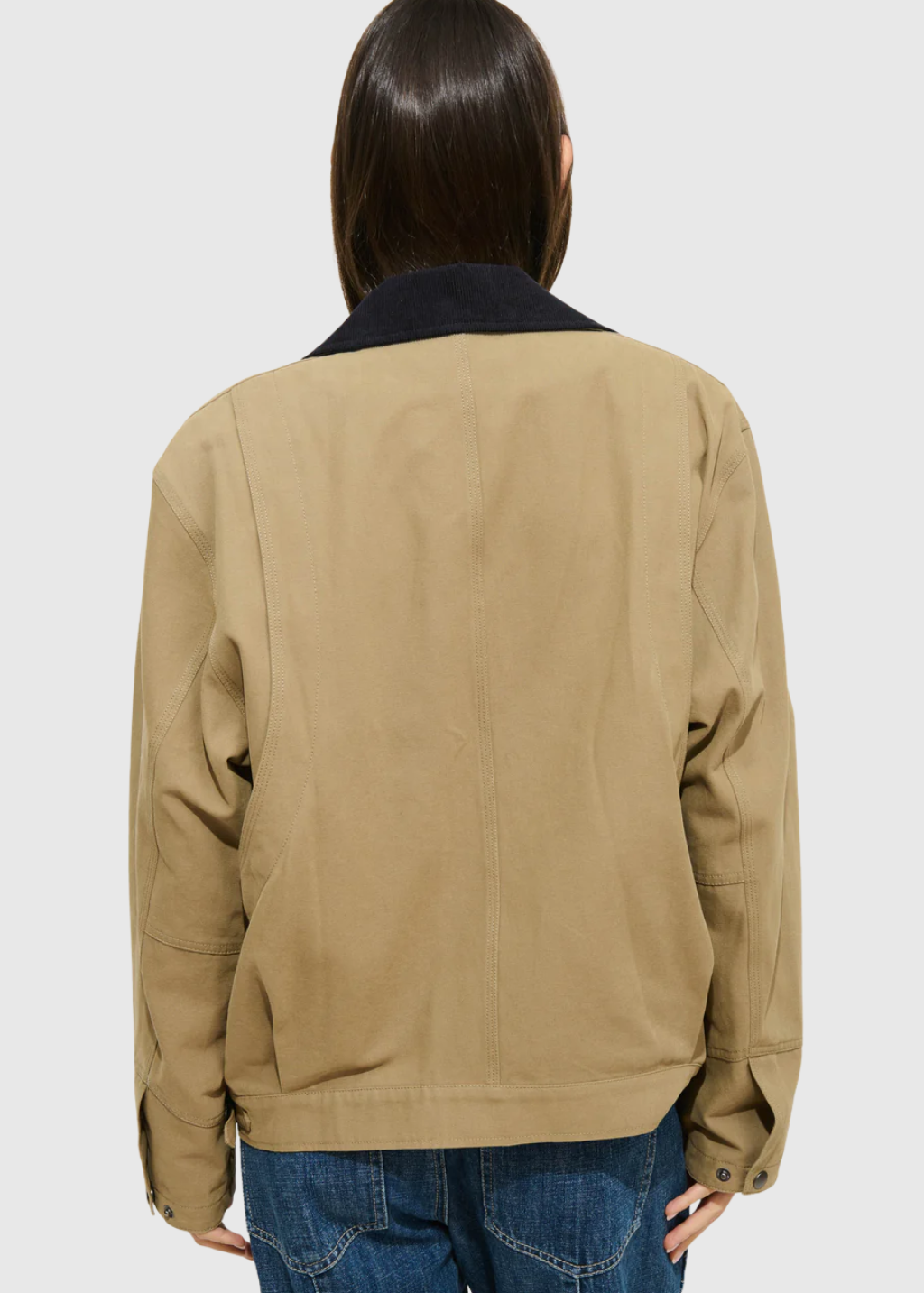 Alex Mill Essex Canvas Jacket in Khaki | Shop Tula