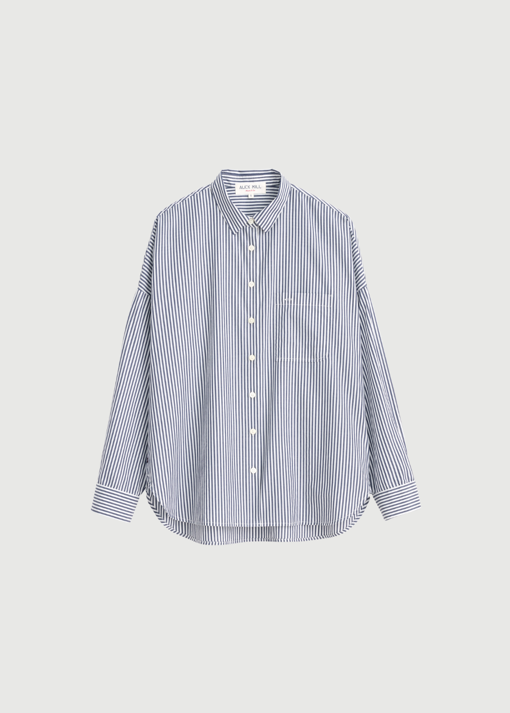 Alex Mill Jo Shirt in Striped Paper Poplin | Shop Tula