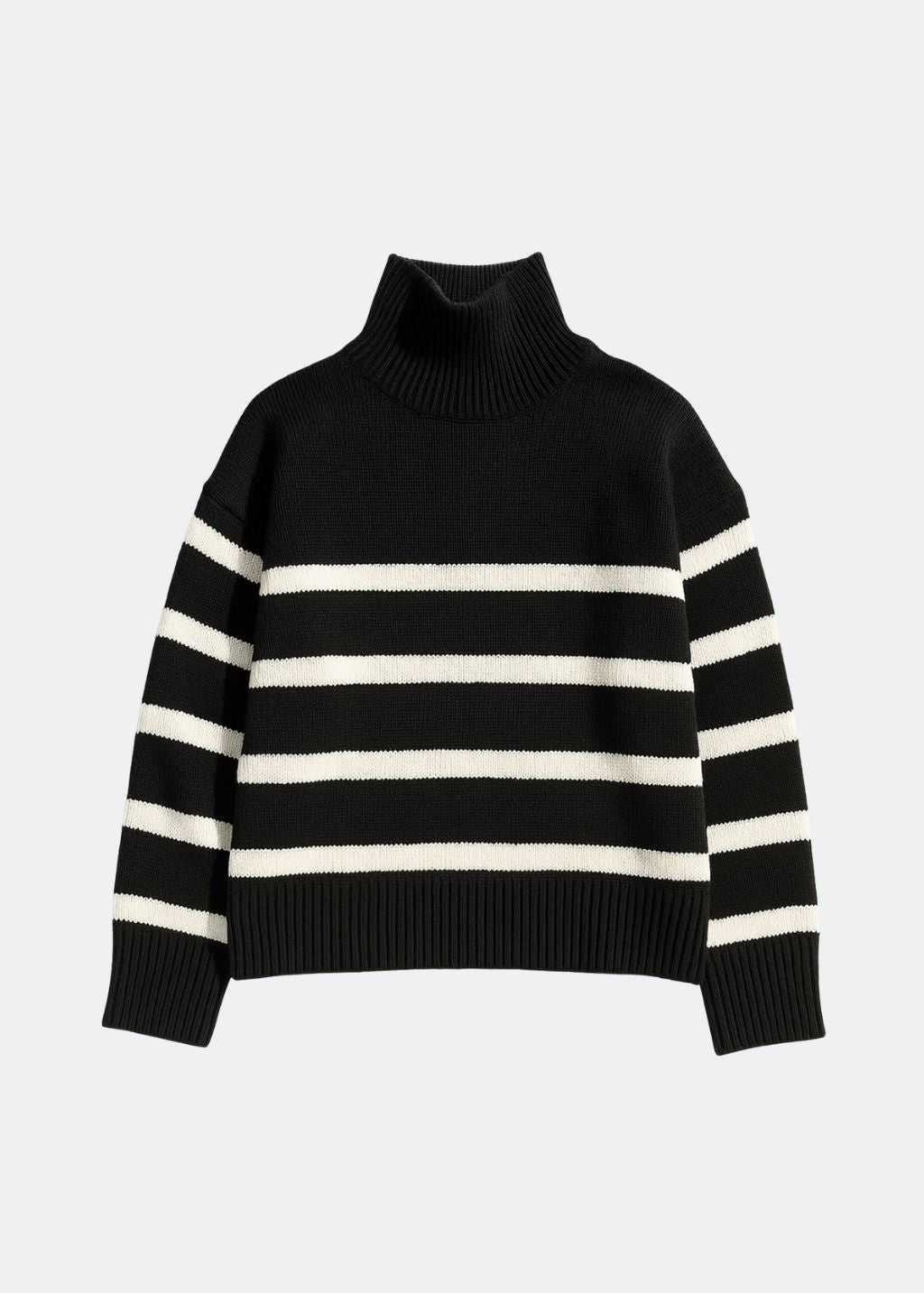 Alex Mill Nottinghill Turtleneck Sweater Stripe | Shop Tula