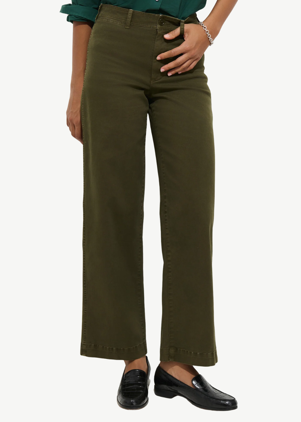 Alex Mill Sutton Wide Leg Cotton Trouser | Shop Tula