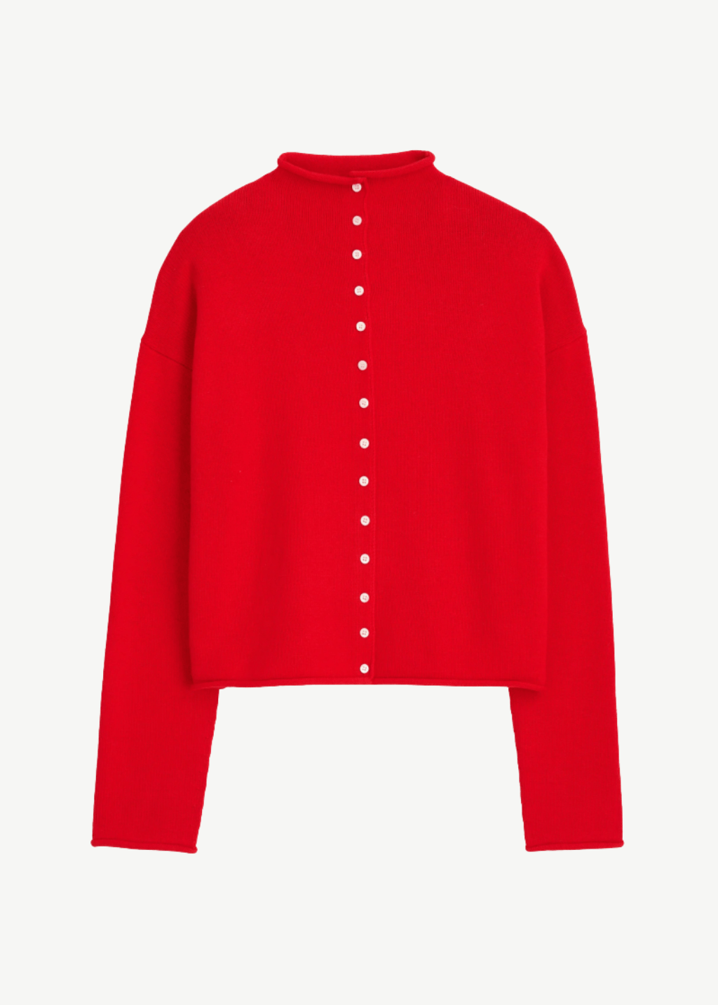 Alex Mill Taylor Cardigan in Fire Red | Shop Tula