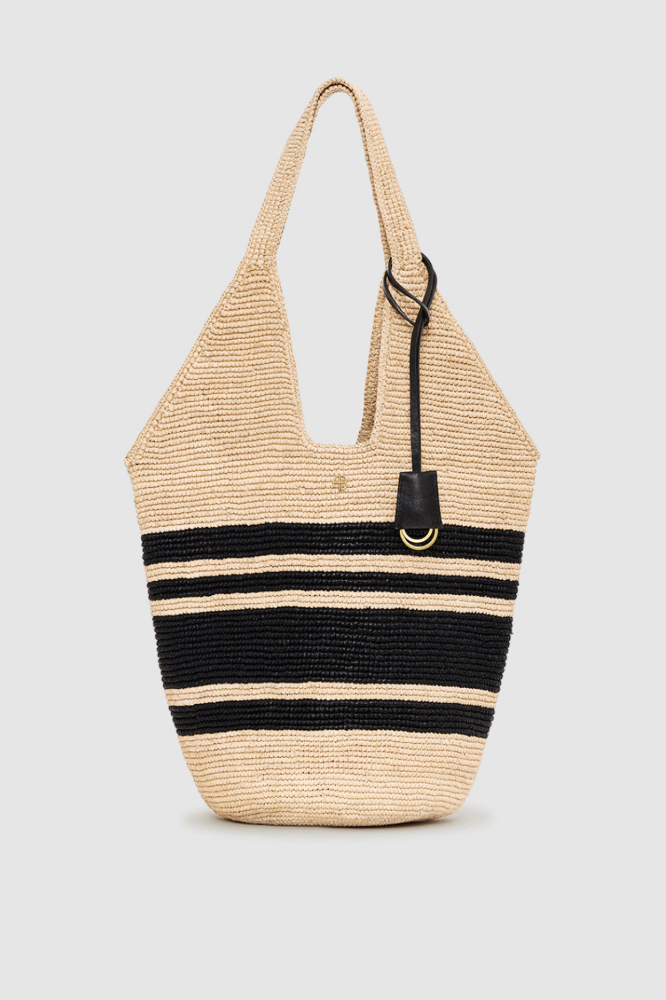 Anine Bing Leah Stripes Hobo Raphia Bag | Shop Tula