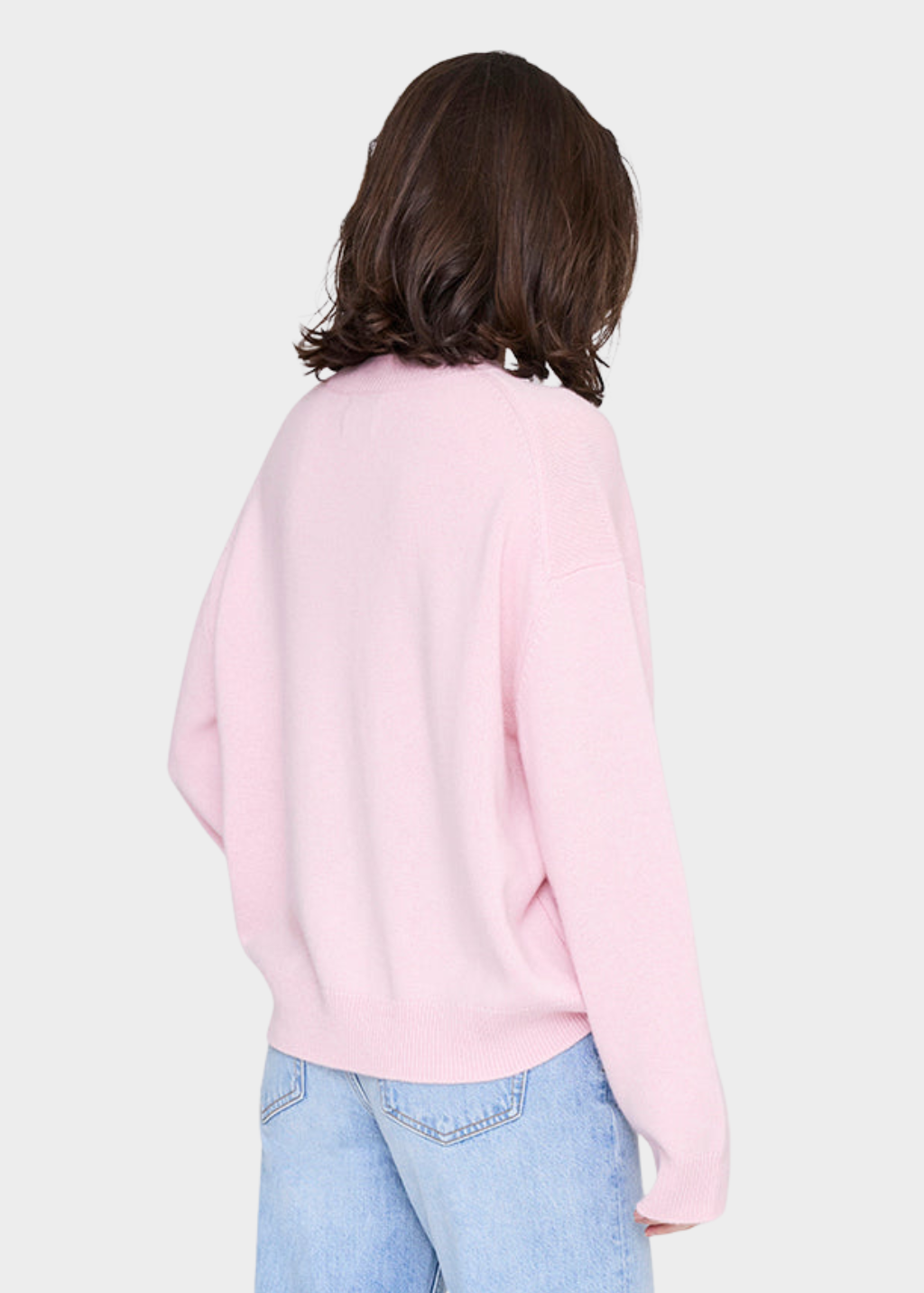 Anine Bing Lee Crew Sweater in Pink | Shop Tula