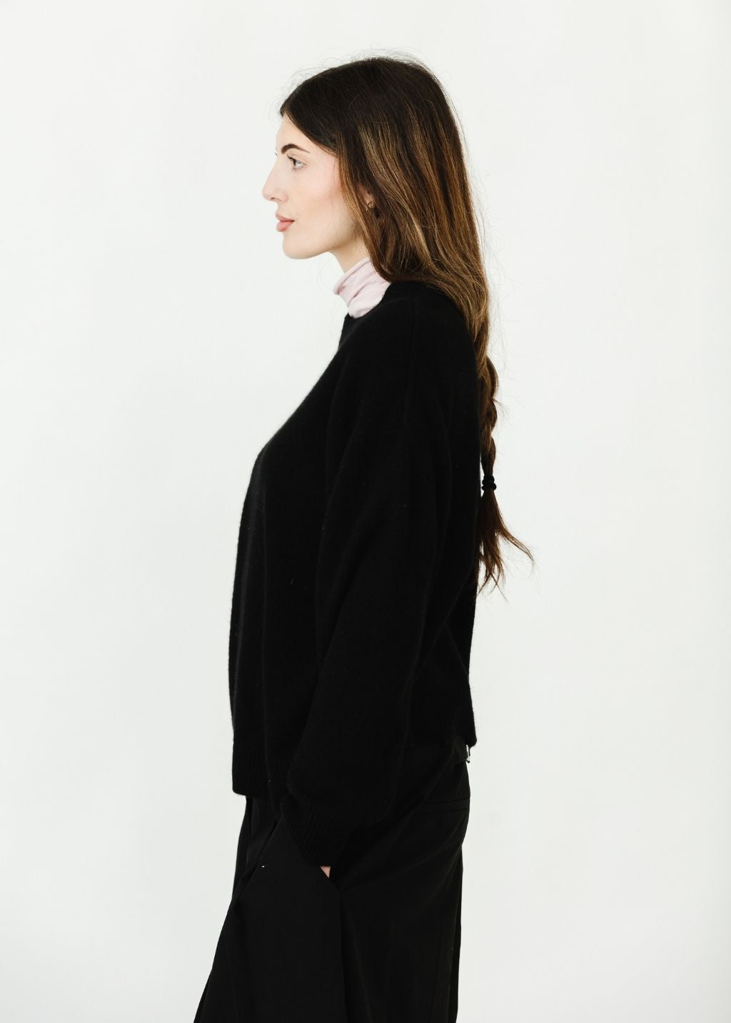 Anine Bing Lee Crew in Black | Shop Tula