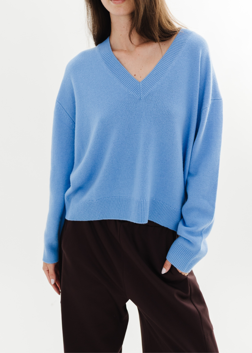 Anine Bing Lee Sweater in Storm Blue | Shop Tula