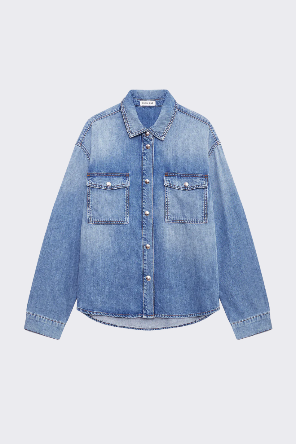 Anine Bing Paxton Shirt in Tidal Blue | Shop Tula