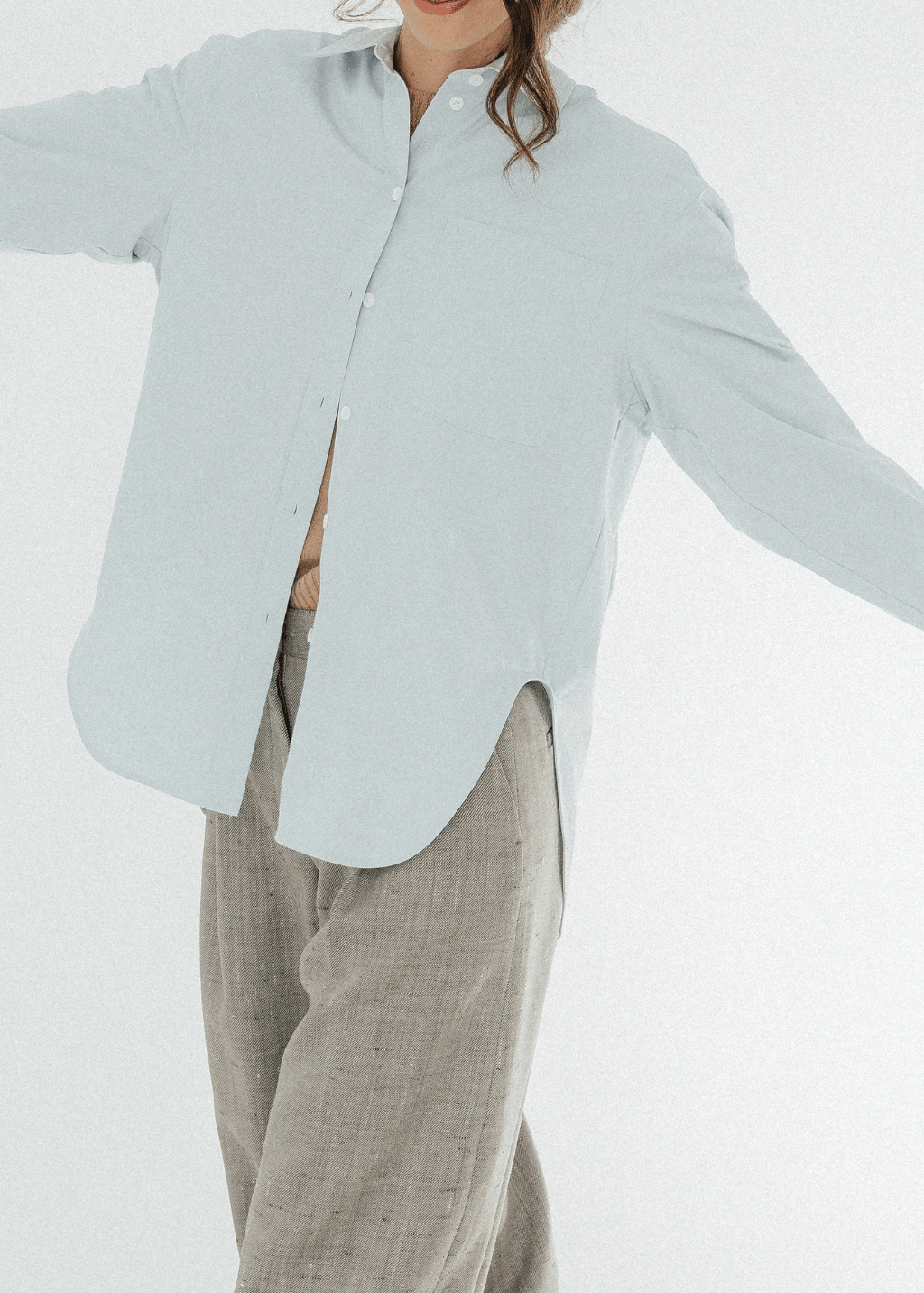 Anine Bing Scott Shirt in Cloud Blue | Shop Tula