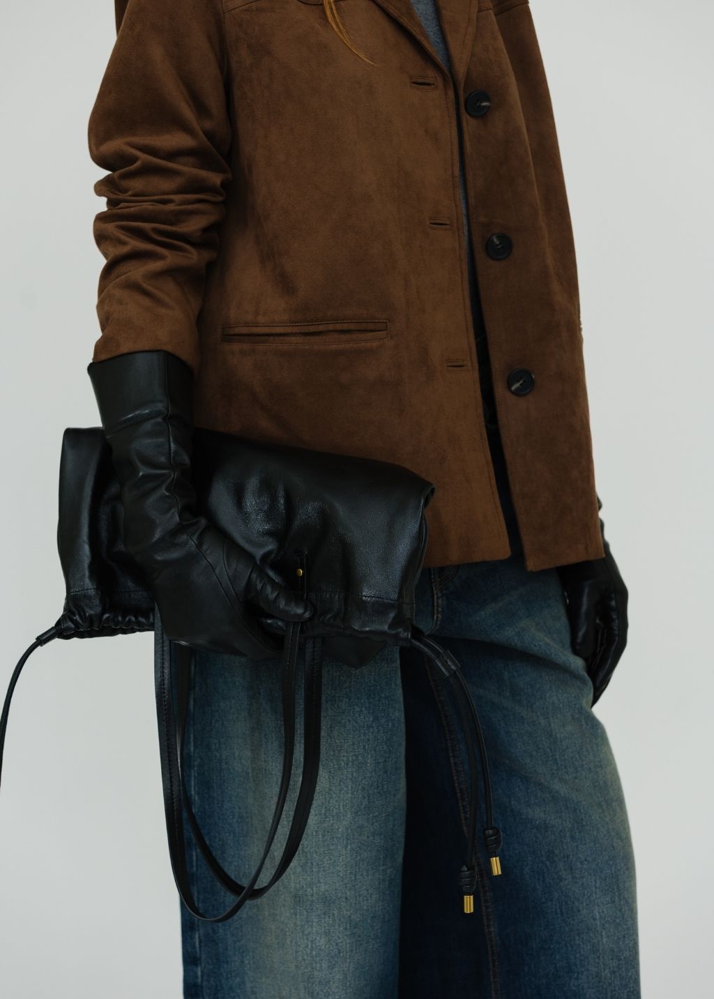 By Malene Birger Gemi Gloves in Black Leather | Shop Tula