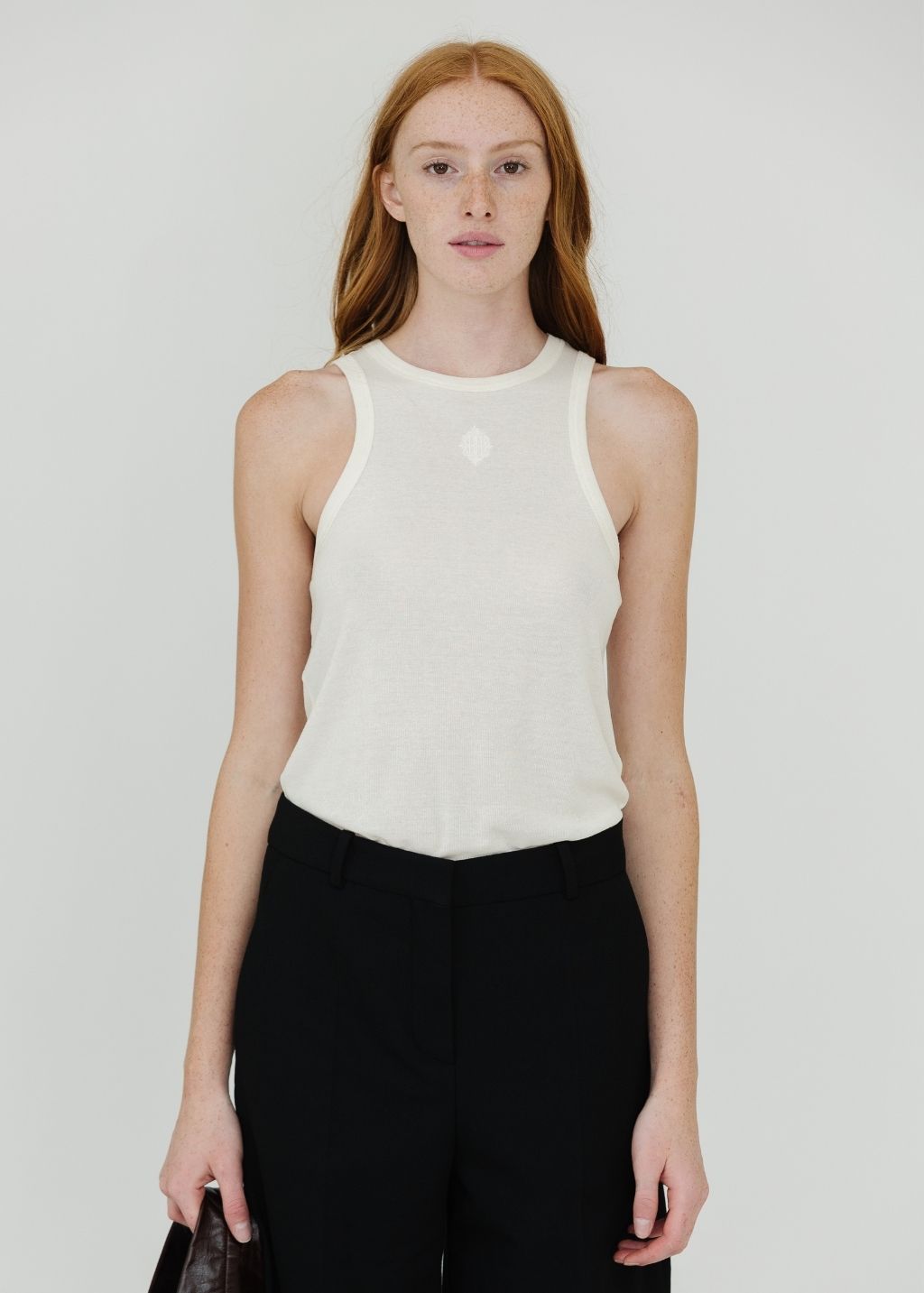 By Malene Birger Lise Top in Soft White | Shop Tula