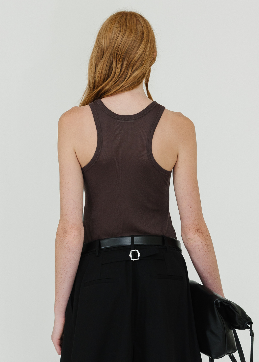 By Malene Birger Lise Top in Warm Brown | Shop Tula