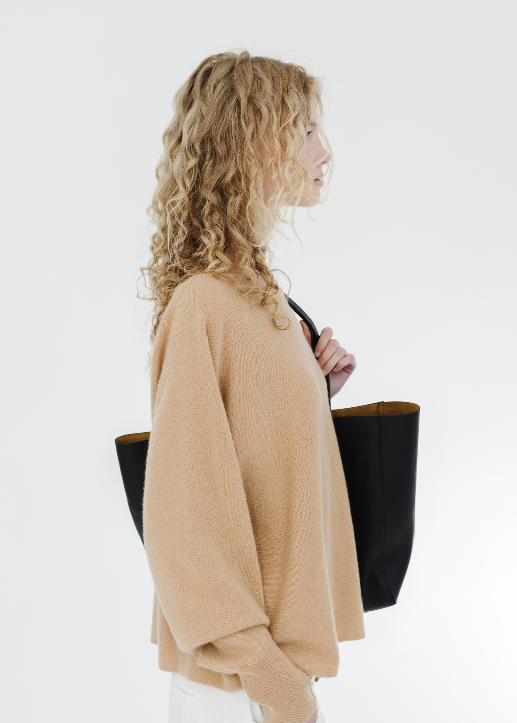 Colorush Cashmere Yangon Boat Sweater in Camel | Shop Tula