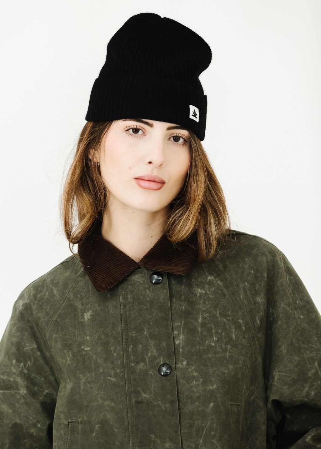 Colorush Maya Ribbed Beanie in Black | Shop Tula