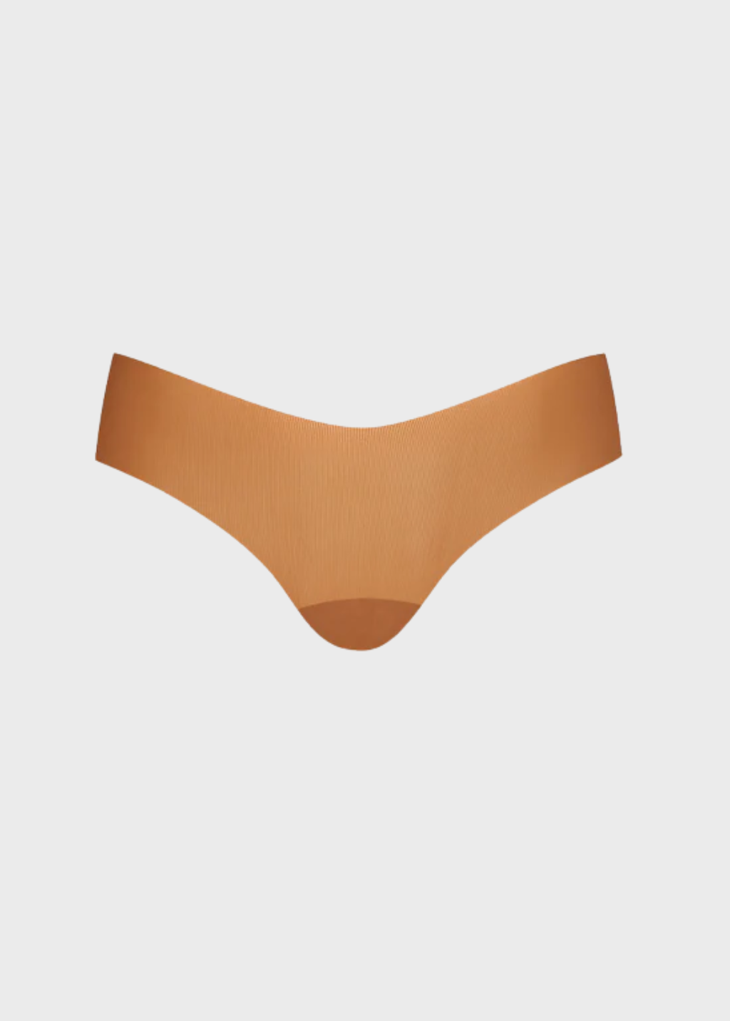 Commando Invisible Rib Thong in Caramel | Shop Tula