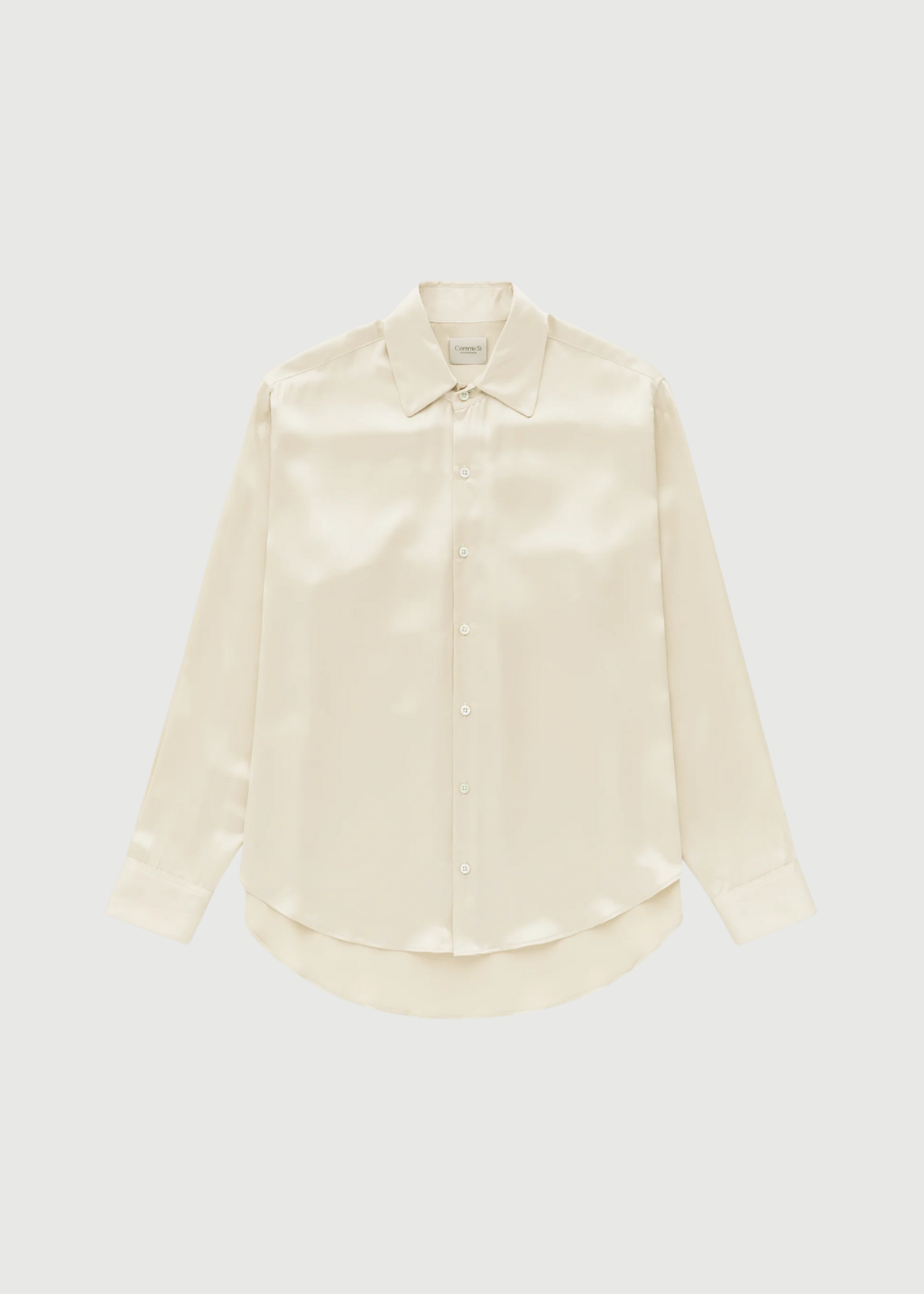 Comme Si La Shirt Classica Silk in Cream | Shop Tula
