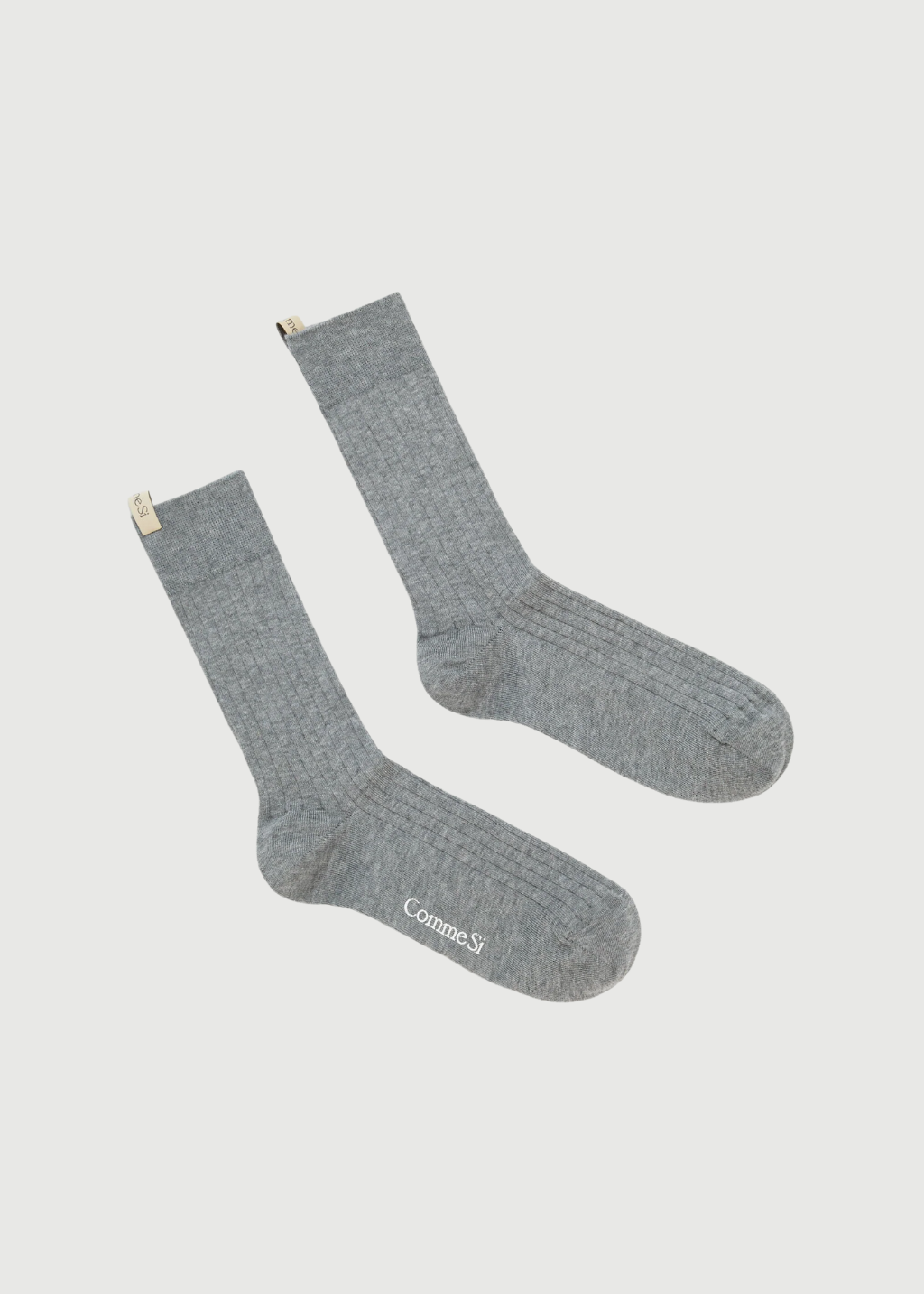 Comme Si Yves Sock in Heather Grey | Shop Tula