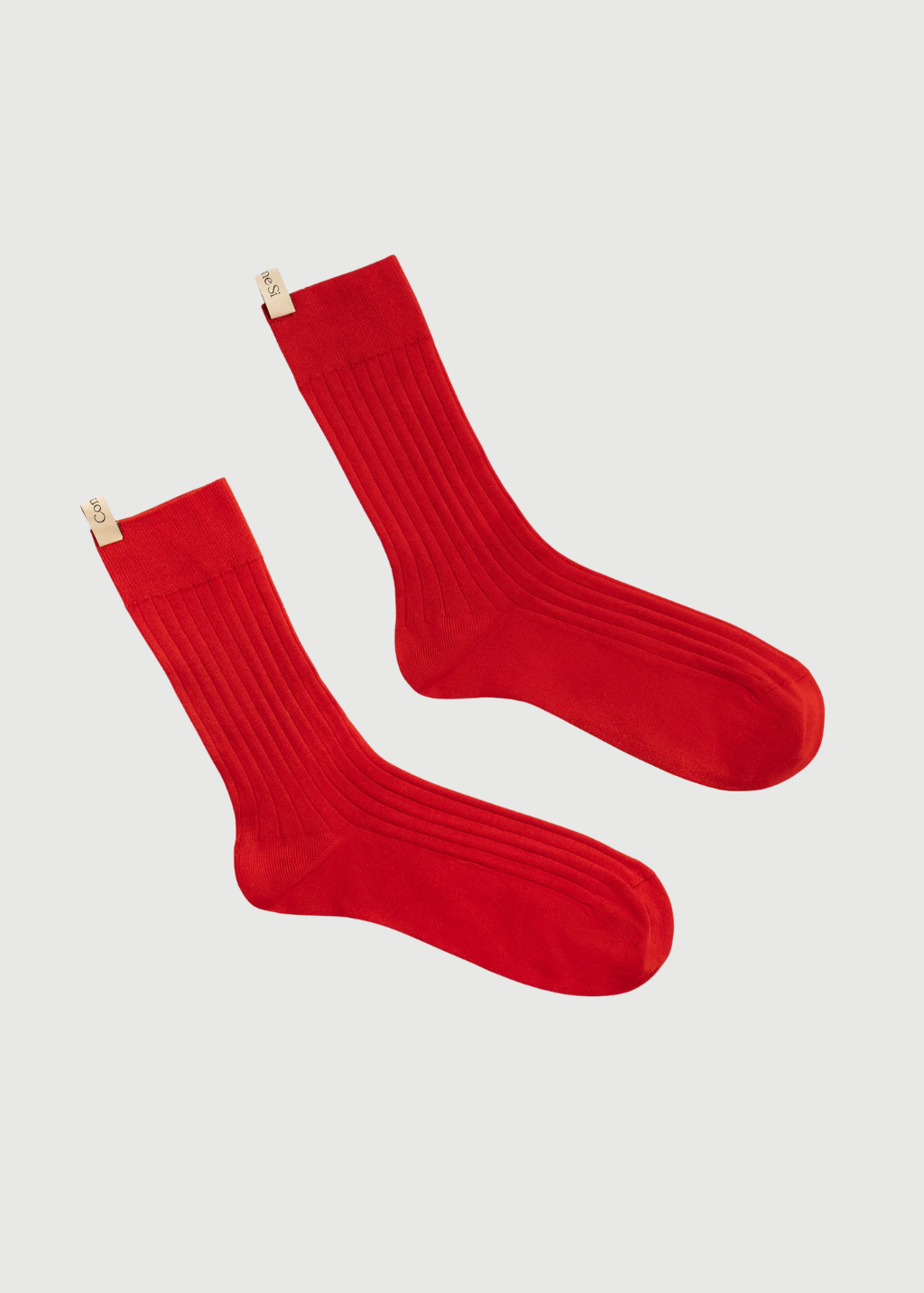 Comme Si Yves Sock in Scarlet | Shop Tula