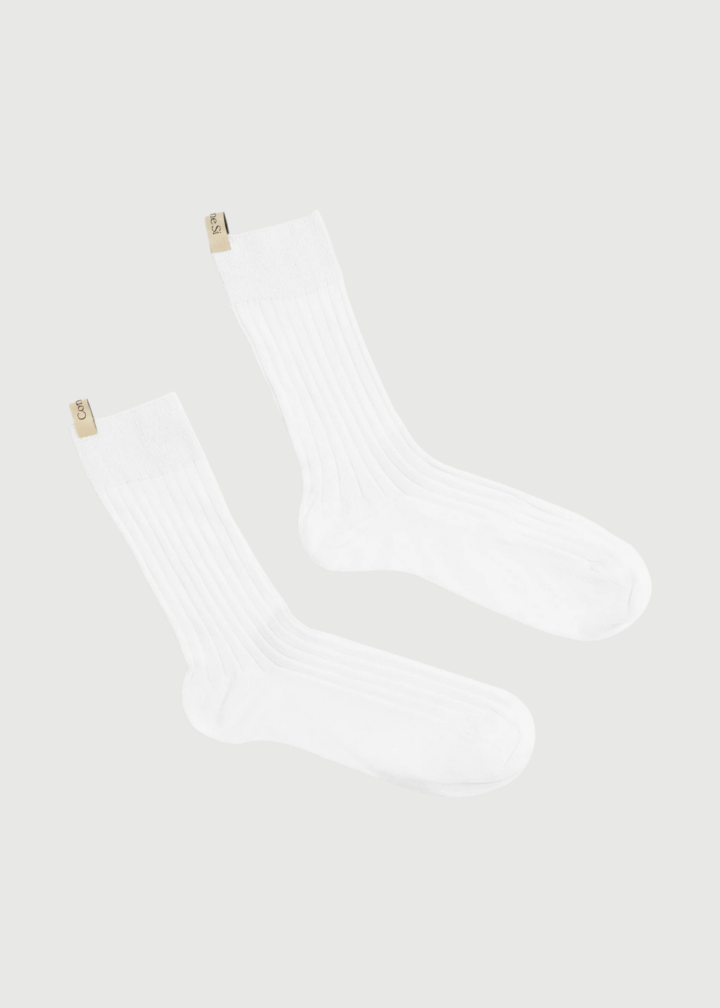 Comme Si Yves Sock in White | Shop Tula