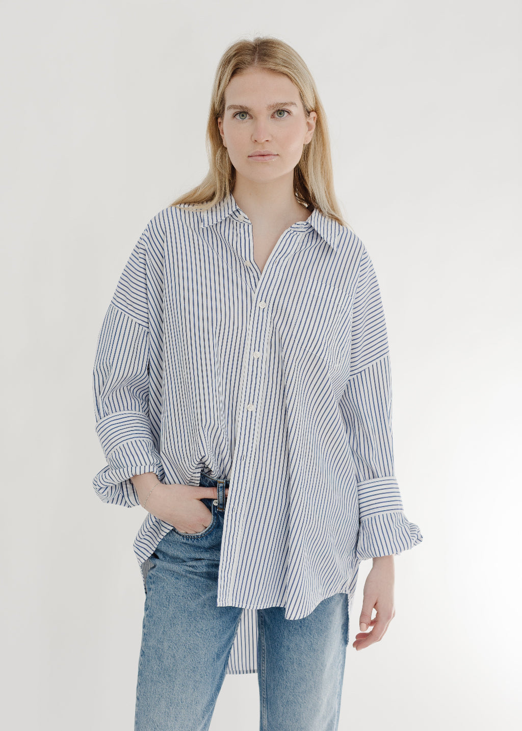 Denimist Sutton Button Front Shirt | Shop Tula