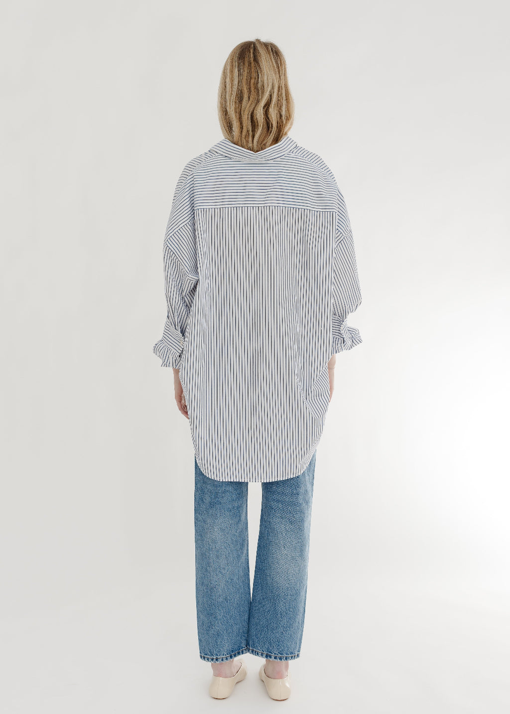 Denimist Sutton Button Front Shirt in Navy | Shop Tula